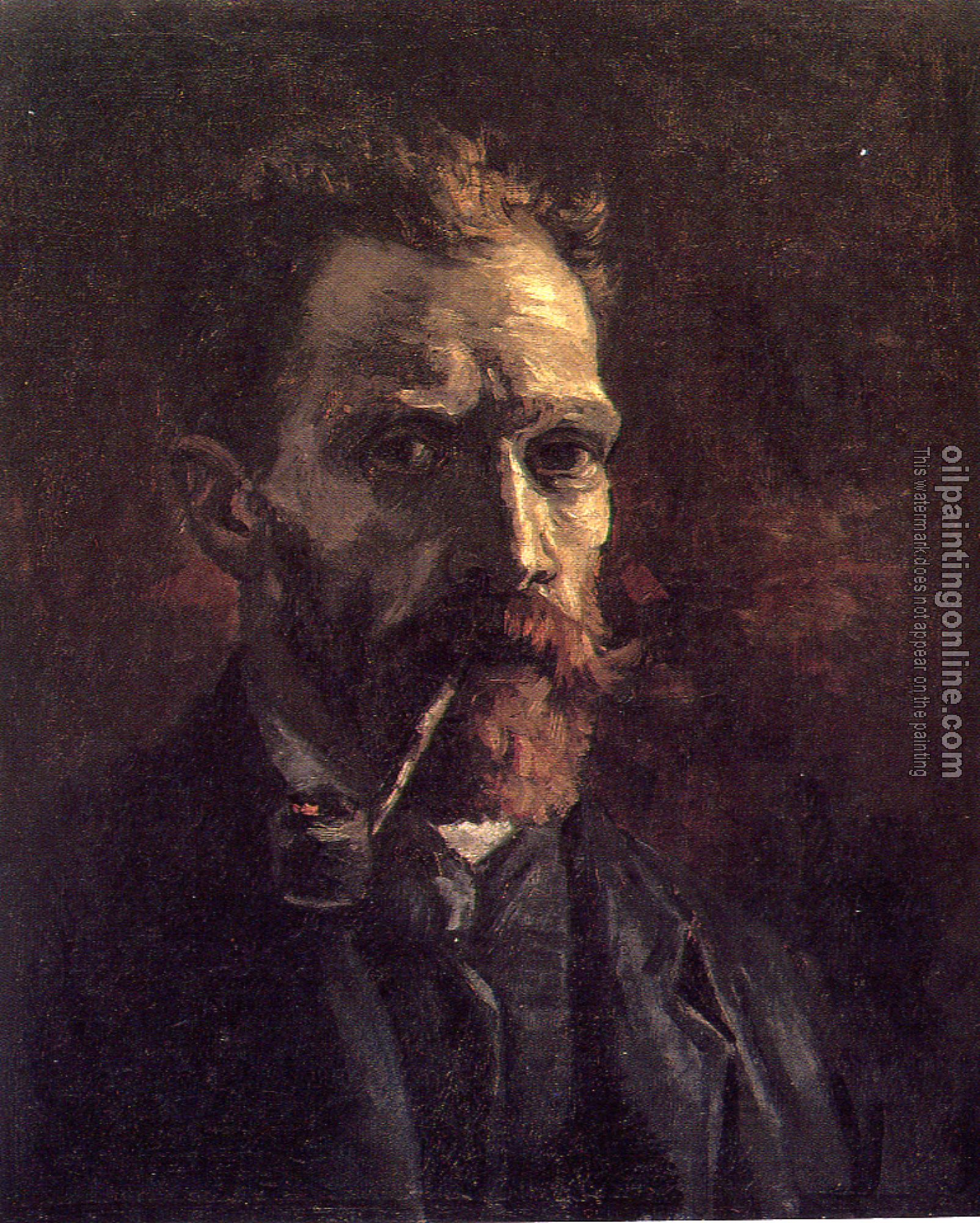 Gogh, Vincent van - Self-Portrait with Pipe